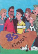 Blissfield High School 1985 yearbook cover photo