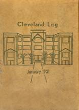 Grover Cleveland High School 1951 yearbook cover photo