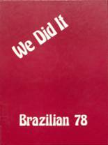 Brazil High School 1978 yearbook cover photo