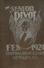 1924 Central High School Yearbook from Newark, New Jersey cover image