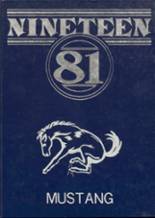 Megargel High School 1981 yearbook cover photo