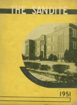 Sand Springs High School 1951 yearbook cover photo