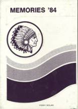 Pecatonica High School 1984 yearbook cover photo