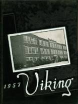 North Canton Junior-Senior High School 1957 yearbook cover photo