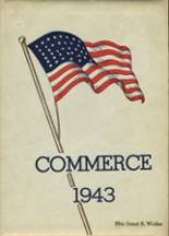Commerce High School 1943 yearbook cover photo
