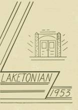 Laketon High School 1953 yearbook cover photo
