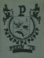 Pekin Community High School 1975 yearbook cover photo