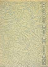 Batavia High School 1952 yearbook cover photo