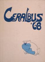 Burbank High School 1968 yearbook cover photo