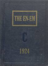 1924 Central High School Yearbook from North manchester, Indiana cover image