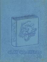 Clay County High School 1978 yearbook cover photo