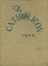 Catholic Central High School 1945 yearbook cover photo