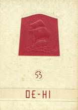 Deshler High School 1953 yearbook cover photo