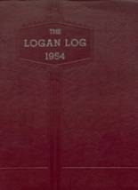 Logan High School 1954 yearbook cover photo