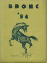 Sheridan High School 1954 yearbook cover photo