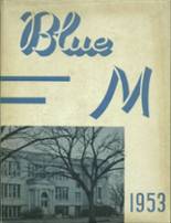 Manhattan High School 1953 yearbook cover photo