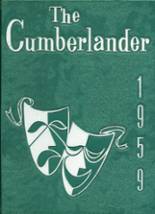 Cumberland Township High School 1959 yearbook cover photo