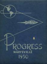 Marysville High School 1950 yearbook cover photo
