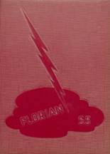Flora High School 1955 yearbook cover photo