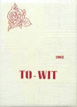 Witt High School 1962 yearbook cover photo