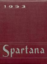 Springfield High School 1953 yearbook cover photo