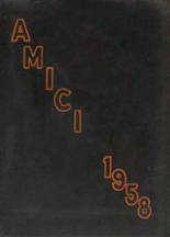Amity School 1958 yearbook cover photo
