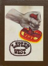 Lapeer West High School 1981 yearbook cover photo
