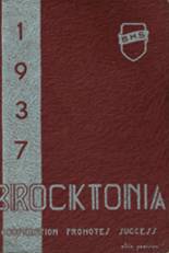 1937 Brockton High School Yearbook from Brockton, Massachusetts cover image