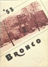 Blackfoot High School 1953 yearbook cover photo