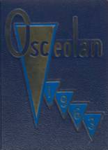 Osceola High School 1963 yearbook cover photo