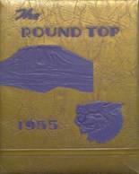 Thermopolis High School 1955 yearbook cover photo