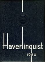 Haverling High School 1950 yearbook cover photo