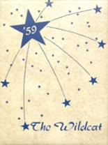 Harrisonville High School 1959 yearbook cover photo