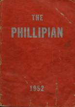 Phillips High School 1952 yearbook cover photo
