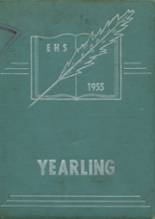 Edwardsburg High School 1955 yearbook cover photo