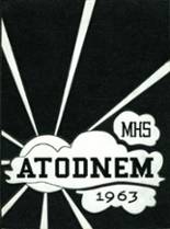 Mendota Township High School 1963 yearbook cover photo