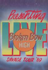 Broken Bow High School 1989 yearbook cover photo