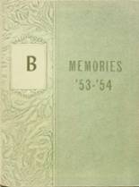 Benld Township High School 1954 yearbook cover photo