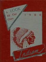 Anderson High School 1986 yearbook cover photo