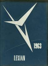 Lexington High School 1963 yearbook cover photo