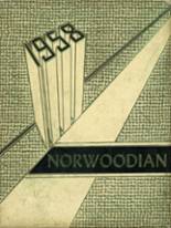 Norwood High School 1958 yearbook cover photo