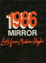 Malvern High School 1986 yearbook cover photo