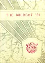 Albin Consolidated High School 1951 yearbook cover photo