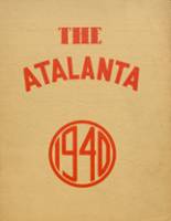 Atlanta High School 1940 yearbook cover photo