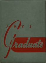 Greenville High School 1953 yearbook cover photo