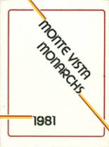 Monte Vista High School 1981 yearbook cover photo