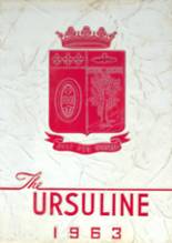 Ursuline Academy 1963 yearbook cover photo