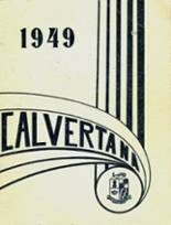 Calvert High School 1949 yearbook cover photo