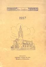 Sacred Heart High School 1937 yearbook cover photo