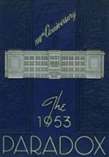 Oswego High School 1953 yearbook cover photo